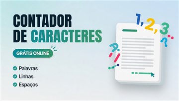 Contador de caracteres, palavras, linhas, espaços