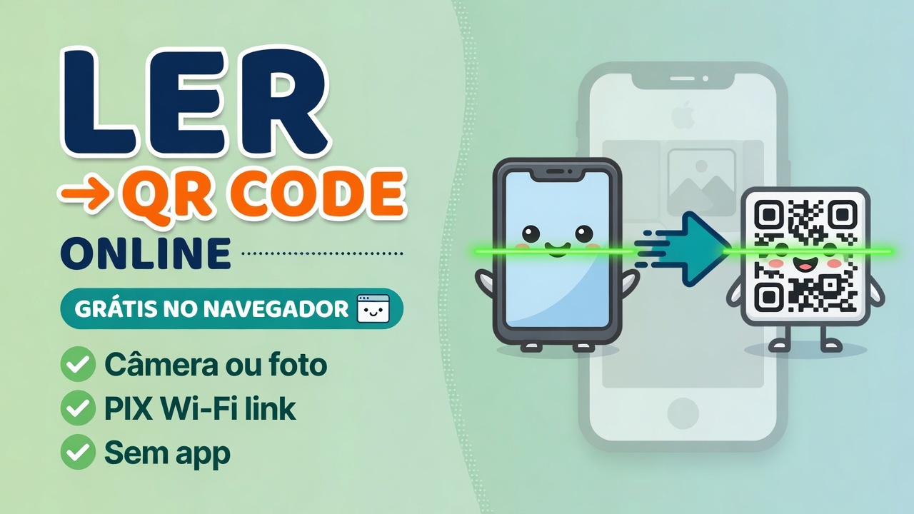 Ler QR Code Online Grátis - Scanner no Navegador